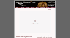 Desktop Screenshot of lumierestandardpoodles.com